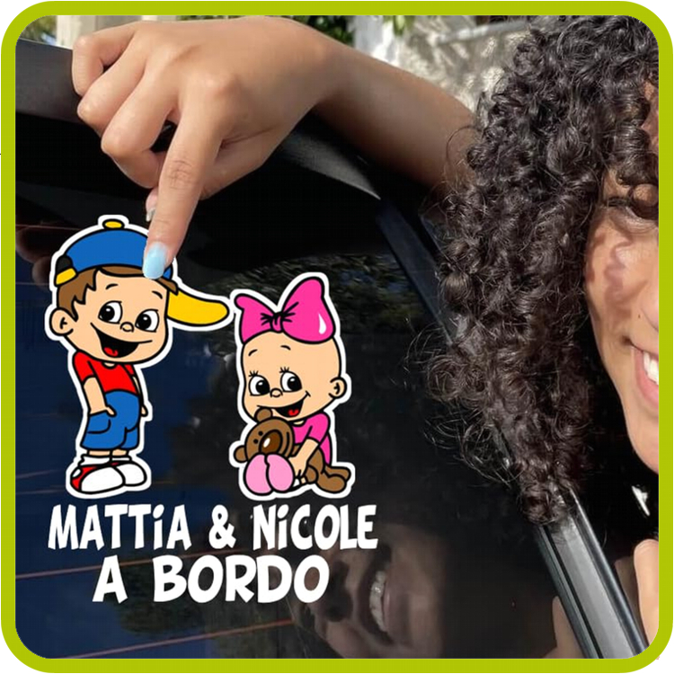 Adesivo bimba a bordo